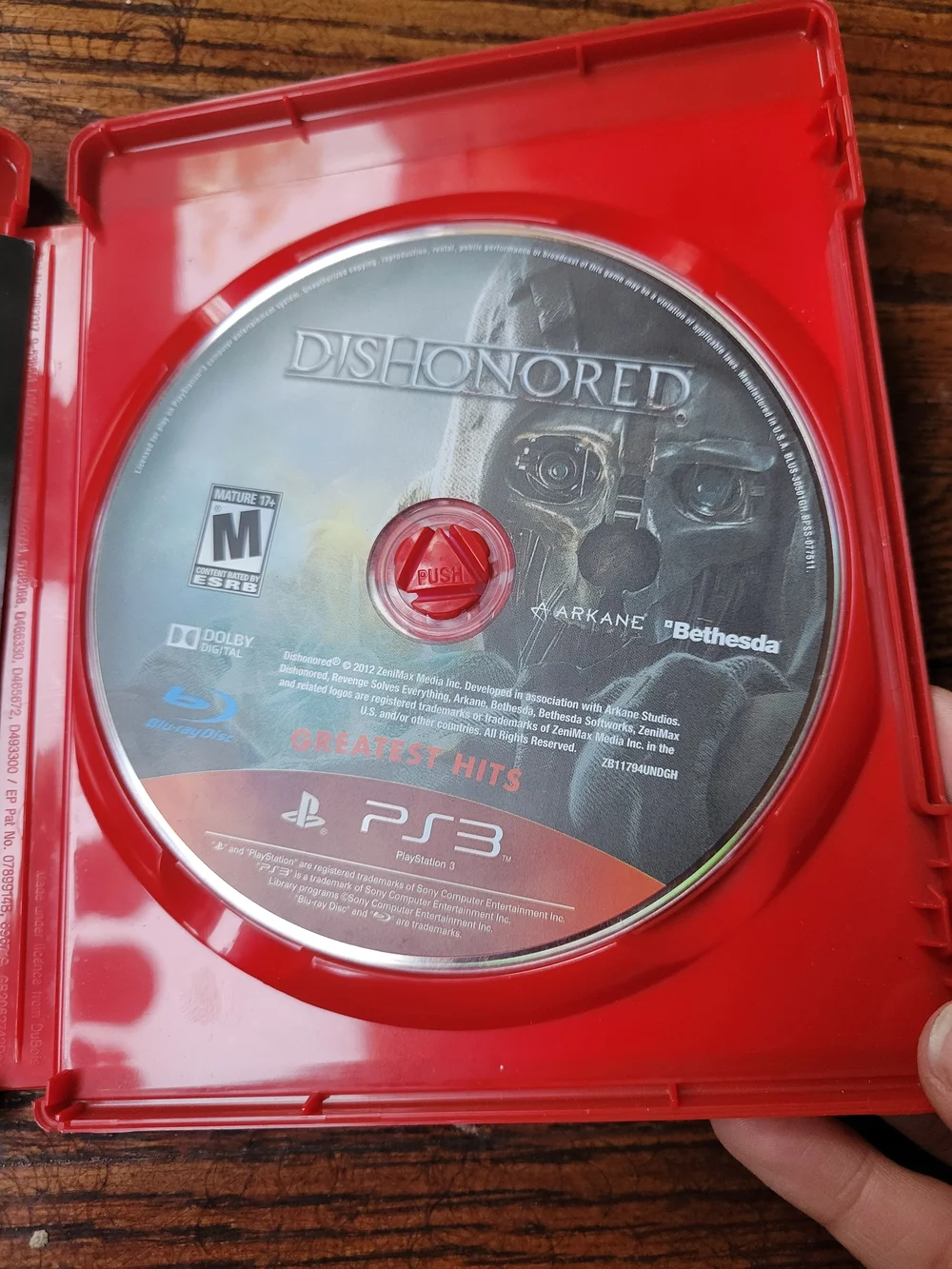 Dishonored - Greatest Hits (Sony PlayStation 3 PS3, 2012) Game Of The Year